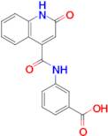 3-(2-Oxo-1,2-dihydroquinoline-4-amido)benzoic acid