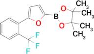 4,4,5,5-Tetramethyl-2-{5-[2-(trifluoromethyl)phenyl]furan-2-yl}-1,3,2-dioxaborolane