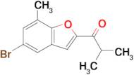 1-(5-Bromo-7-methyl-1-benzofuran-2-yl)-2-methylpropan-1-one