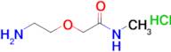 2-(2-Aminoethoxy)-N-methylacetamide hydrochloride