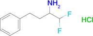 1,1-Difluoro-4-phenylbutan-2-amine hydrochloride