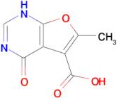 6-methyl-4-oxo-1H,4H-furo[2,3-d]pyrimidine-5-carboxylic acid