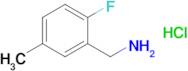 1-(2-Fluoro-5-methylphenyl)methanamine hydrochloride