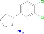 2-(3,4-Dichlorophenyl)cyclopentan-1-amine