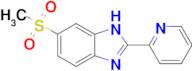 6-Methanesulfonyl-2-(pyridin-2-yl)-1h-1,3-benzodiazole