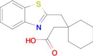 2-[1-(1,3-benzothiazol-2-ylmethyl)cyclohexyl]acetic acid