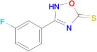 3-(3-fluorophenyl)-2,5-dihydro-1,2,4-oxadiazole-5-thione