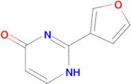 2-(furan-3-yl)-1,4-dihydropyrimidin-4-one