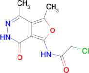 2-Chloro-N-{1,7-dimethyl-4-oxo-3h,4h-furo[3,4-d]pyridazin-5-yl}acetamide