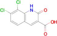 7,8-Dichloro-2-oxo-1,2-dihydroquinoline-3-carboxylic acid