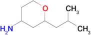 2-(2-Methylpropyl)oxan-4-amine