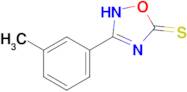 3-(3-methylphenyl)-2,5-dihydro-1,2,4-oxadiazole-5-thione
