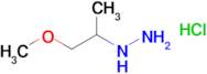 (1-Methoxypropan-2-yl)hydrazine hydrochloride