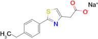 Sodium 2-[2-(4-ethylphenyl)-1,3-thiazol-4-yl]acetate