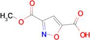 3-(Methoxycarbonyl)-1,2-oxazole-5-carboxylic acid