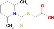 2-(2,6-Dimethylpiperidine-1-carbothioylsulfanyl)acetic acid