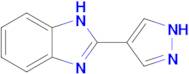 2-(1h-Pyrazol-4-yl)-1h-1,3-benzodiazole