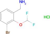 [3-bromo-2-(difluoromethoxy)phenyl]methanamine hydrochloride