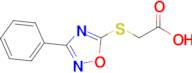 2-[(3-phenyl-1,2,4-oxadiazol-5-yl)sulfanyl]acetic acid