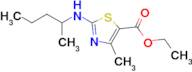 Ethyl 4-methyl-2-[(pentan-2-yl)amino]-1,3-thiazole-5-carboxylate