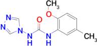 1-(2-Methoxy-5-methylphenyl)-3-(4h-1,2,4-triazol-4-yl)urea