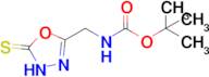 tert-butyl N-[(5-sulfanylidene-4,5-dihydro-1,3,4-oxadiazol-2-yl)methyl]carbamate