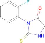 3-(2-fluorophenyl)-2-sulfanylideneimidazolidin-4-one