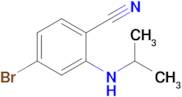 4-Bromo-2-(isopropylamino)benzonitrile