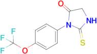 2-sulfanylidene-3-[4-(trifluoromethoxy)phenyl]imidazolidin-4-one