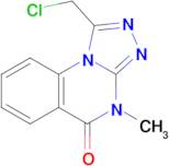 1-(Chloromethyl)-4-methyl-4h,5h-[1,2,4]triazolo[4,3-a]quinazolin-5-one