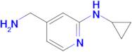 4-(Aminomethyl)-N-cyclopropylpyridin-2-amine