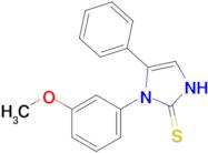 1-(3-methoxyphenyl)-5-phenyl-2,3-dihydro-1H-imidazole-2-thione