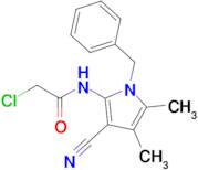 n-(1-Benzyl-3-cyano-4,5-dimethyl-1h-pyrrol-2-yl)-2-chloroacetamide