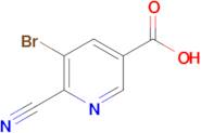 5-Bromo-6-cyanopyridine-3-carboxylic acid