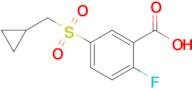 5-Cyclopropylmethanesulfonyl-2-fluorobenzoic acid