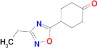 4-(3-Ethyl-1,2,4-oxadiazol-5-yl)cyclohexan-1-one