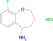 9-Fluoro-2,3,4,5-tetrahydro-1-benzoxepin-5-amine hydrochloride