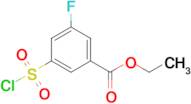 Ethyl 3-(chlorosulfonyl)-5-fluorobenzoate