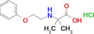 2-Methyl-2-[(2-phenoxyethyl)amino]propanoic acid hydrochloride