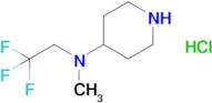 n-Methyl-N-(2,2,2-trifluoroethyl)piperidin-4-amine hydrochloride