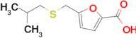 5-{[(2-methylpropyl)sulfanyl]methyl}furan-2-carboxylic acid