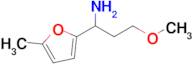 3-Methoxy-1-(5-methylfuran-2-yl)propan-1-amine