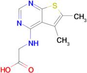 2-({5,6-dimethylthieno[2,3-d]pyrimidin-4-yl}amino)acetic acid