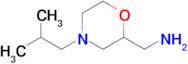 [4-(2-methylpropyl)morpholin-2-yl]methanamine