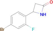 4-(4-Bromo-2-fluorophenyl)azetidin-2-one