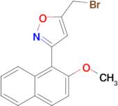 5-(Bromomethyl)-3-(2-methoxynaphthalen-1-yl)-1,2-oxazole