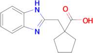1-[(1h-1,3-benzodiazol-2-yl)methyl]cyclopentane-1-carboxylic acid