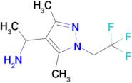 1-[3,5-dimethyl-1-(2,2,2-trifluoroethyl)-1h-pyrazol-4-yl]ethan-1-amine