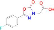 2-[5-(4-fluorophenyl)-2-oxo-2,3-dihydro-1,3,4-oxadiazol-3-yl]acetic acid