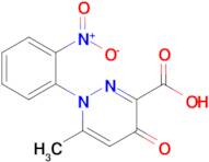 6-Methyl-1-(2-nitrophenyl)-4-oxo-1,4-dihydropyridazine-3-carboxylic acid